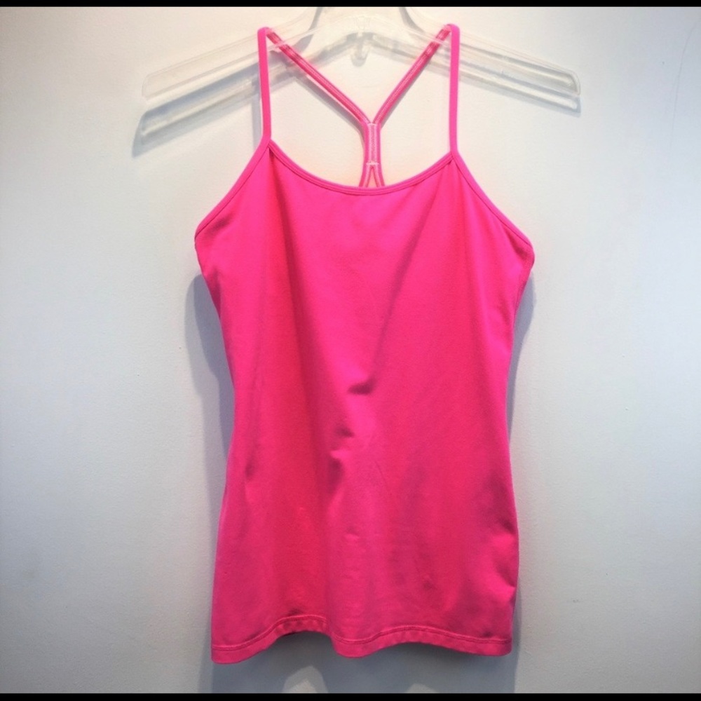 Hot pink lulu lemon tank